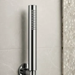 BALNEO Douchette argent en acier inoxydable au design moderne CASCADE