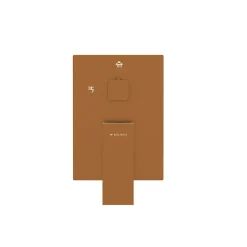 BALNEO Système de douche avec pommeau de pluie cuivre Acier inoxydable - Mitigeur de douche avec douchette CASCADE