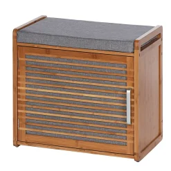 Banc armoire de salle de bain en bambou Bahari