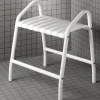 Banc de douche avec poignées en aluminium Godonnier charge maximale 140 kg