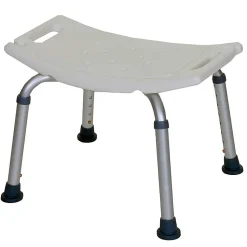 Banquette carrée avec finition BLANC mat en ABS Kibath