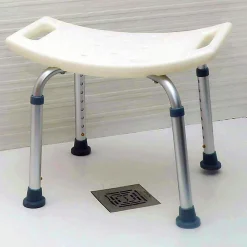 Banquette carrée avec finition BLANC mat en ABS Kibath