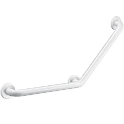 Barre d'appui coudée Basic 135 degrés Diamètre 32 mm Delabie - 400 x 400 mm