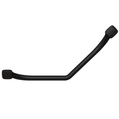 Barre d'appui coudée en acier noir mat Godonnier Essentiels Plus 60,9 cm