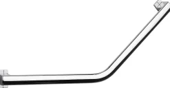 Barre d'appui coudée en aluminium anodisé brillant anodisé Godonnier 62,3 cm 135'