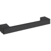 Barre d'appui de douche NERO en laiton noir 32 x4 x6 cm