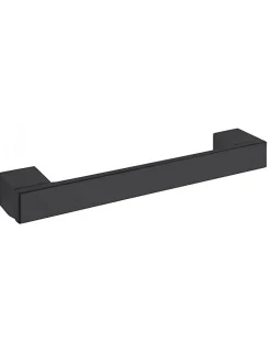 Barre d'appui de douche NERO en laiton noir 32 x4 x6 cm