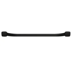 Barre d'appui droite en acier noir mat Godonnier Essentiels Plus 69,3 cm