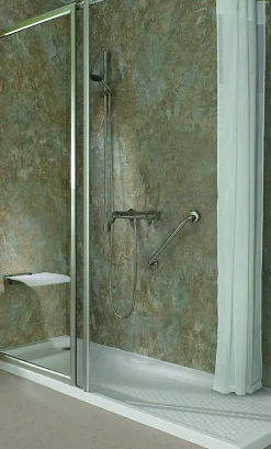 Barre d'appui droite en acier inoxydable - Longueur 300 mm - INOX POLI