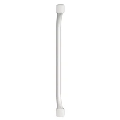 Barre d'appui droite en acier blanc mat Godonnier Essentiels Plus 69,3 cm