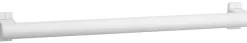 Barre d'appui droite en aluminium blanc époxy 66,6 cm