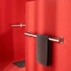 Barre d'appui droite en aluminium anodisé brillant anodisé Godonnier 43,7 cm