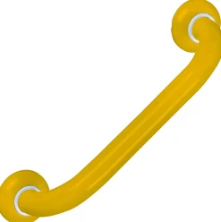 Barre d'appui droite en aluminium jaune epoxy Godonnier 36,6 cm