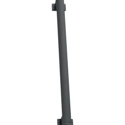Barre d'appui droite en aluminium anthracite Godonnier Design 43,7 cm