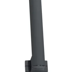 Barre d'appui droite en aluminium anthracite Godonnier Design 43,7 cm