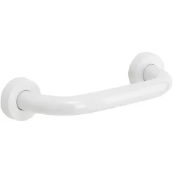 Barre D'appui Murale Fixe Blanche 20 Cm En Acier Inoxydable