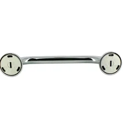 Barre D'appui Pour Salle De Bain En Finition Chromée, 37 Cm