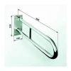 Barre d'appui relevable en forme U HELP blanc comaxite-Blanc-60x25x10cm-Blanc-10 ---10