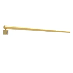 Barre de fixation murale OR DORE BROSSE réglable de 70 à 100cm pour paroi de douche FREEDOM 2 GOLD