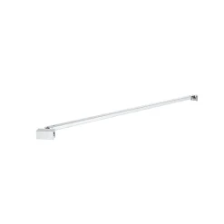 Barre de fixation/stabilisation pour paroi de douche L.70 cm, alu chrome, GoodHome Ledava