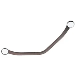 Barre de redressement coudée en inox taupe Godonnier Soft 135°