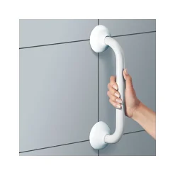 Barre de redressement ou d'appui ECO Acier Inox 30cm Blanc Spirella