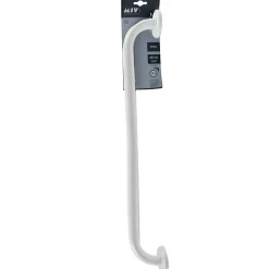 Barre de redressement ou d'appui Acier 60cm Blanc MSV