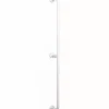 Barre de relèvement et appui WC verticale murale 3 points PMR normes handicapé SANINDUSA NewWCCare blanche