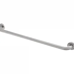 Barre de relèvement et appui droite PMR normes handicapé SANINDUSA NewWCCare 100 inox brossé