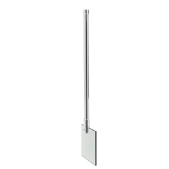 Barre de stabilisation et fixation plafond pour paroi de douche, chrome, Schulte