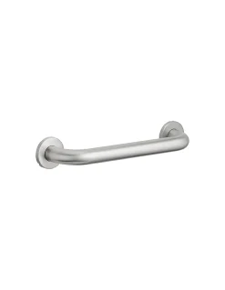Barre droite de maintien, inox 304, longueur 350mm, diamètre 32mm, finition inox brossé - THIRARD