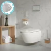 Bati support autoportant et cuvette lavante séchante éléctronique -Wc japonais