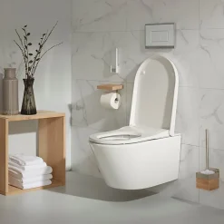 Bati support autoportant et cuvette lavante séchante éléctronique -Wc japonais