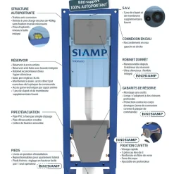 Bati support SIAMP Ingenio Premium quieto