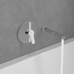 Bec de baignoire VILLEROY ET BOCH Architectura montage mural chrome