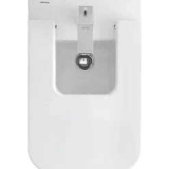 Bidet céramique SANINDUSA Advance a poser au sol avec trous pour abattant blanc (abattant, robinet et vidage non inclus)
