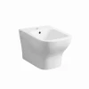 Bidet Installation Murale En Céramique Blanche Collection Swing