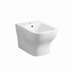 Bidet Installation Murale En Céramique Blanche Collection Swing