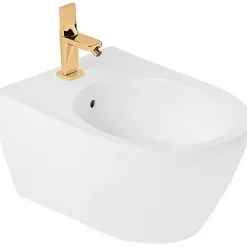 Bidet suspendu céramique traditionnelle SANINDUSA 56 Sanlife blanc mate