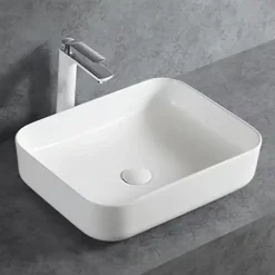 Bidet suspendu de qualité supérieure CH2019V - Avec siphon, Avec bonde Pop Up, Avec robinet 1238C