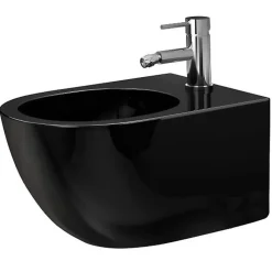 Bidet suspendu REA Carlo Mini black shiny