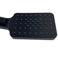 BLACKROMA Colonne de douche sans mitigeur hauteur réglable 80 à 115 cm, Noir mat