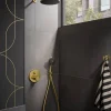 Bras de tête de douche en laiton, Barre de douche fixation murale 41cm (sans tête de douche) - Or poli