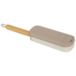 Brosse à textile avec manche en bambou gris 7,3x4cm - Gris- 5five