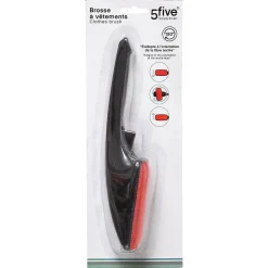 Brosse à vêtements rotative Noir - 5Five