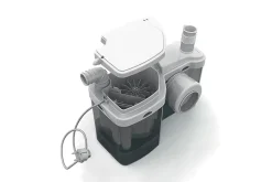 Broyeur adaptable W12 - 1 entrée WC diam : 100mm + 1 entrée lave mains diam : 40mm