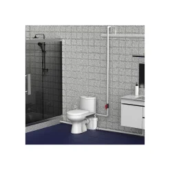 Broyeur wc adaptable silencieux 550 watts, Broyeur sanitaire BSF-550-UP salle de bain WC, Trappe de maintenance rapide, marque BSF