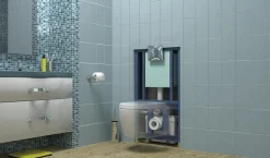Bâti-support avec broyeur suspendu Saniwall SFA