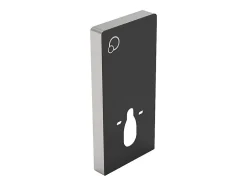 Bâti-support décoratif pour WC suspendu - Noir - SPINOSA