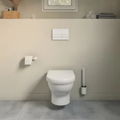 Bâti-support sol et mur pour WC suspendu autoportant, certifié NF, Silgo GoodHome
